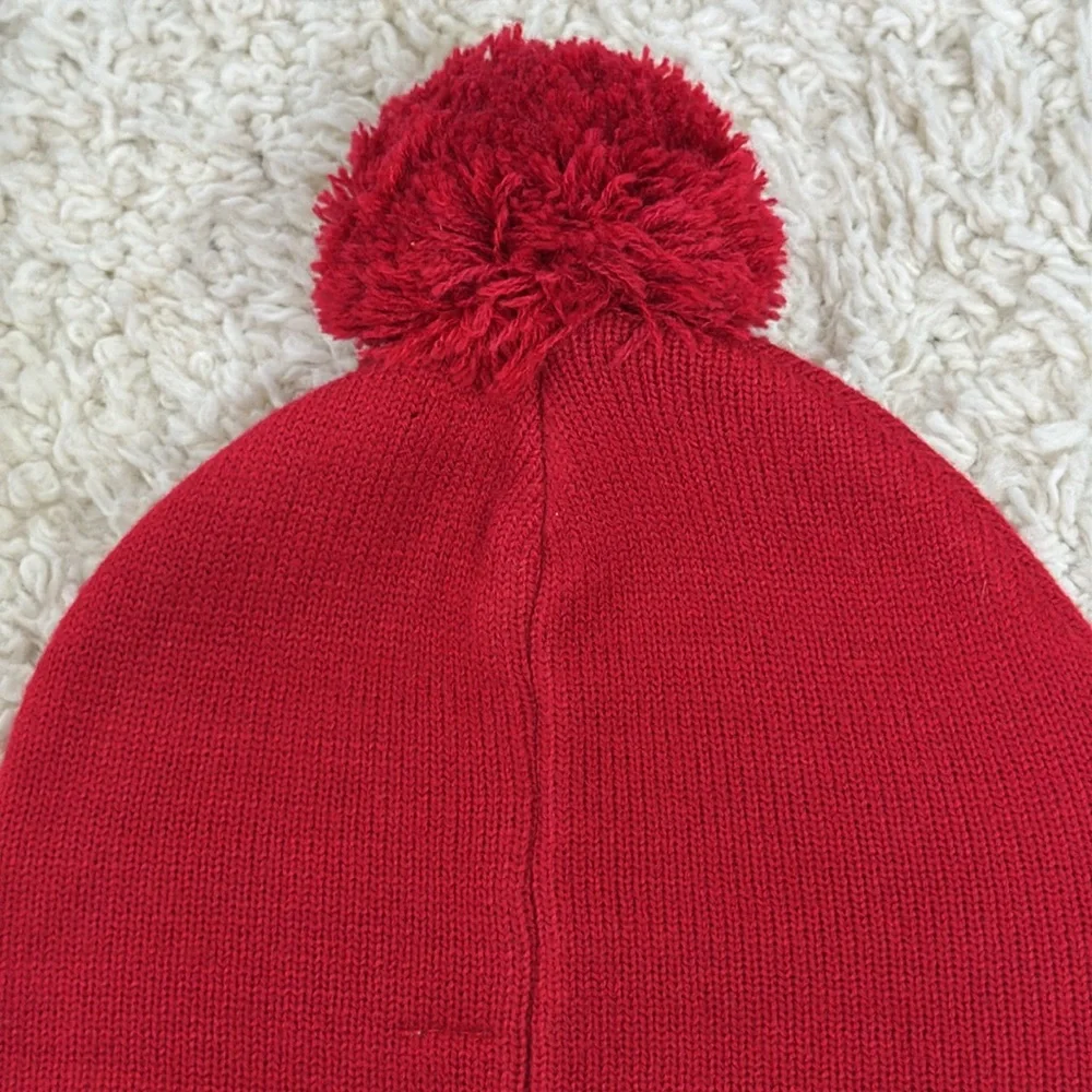 Modern Heritage Christmas Beanie One Size Unisex Kids Red Black‎ Knit Reindeer